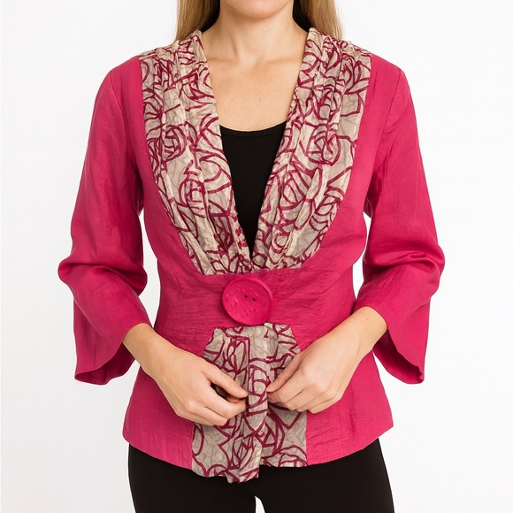 People Like Frank Fuchsia Jacket - Picture 1 of 8